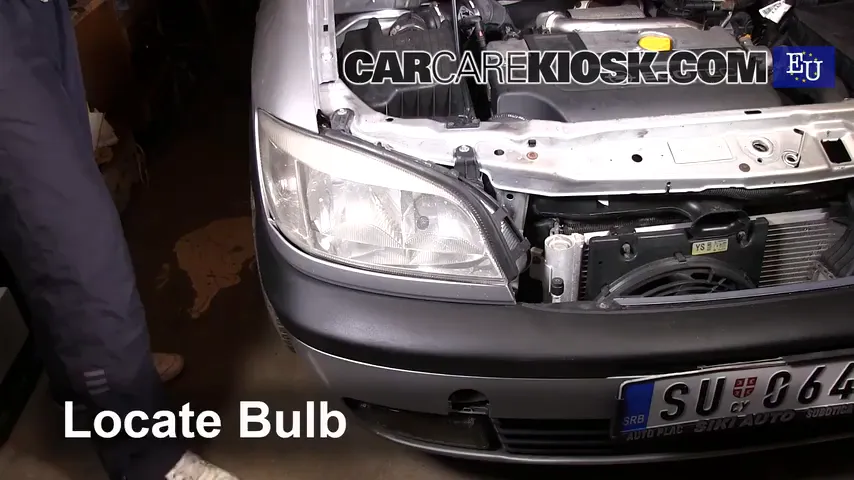 2000 Opel Zafira DTI Life 2.0L 4 Cyl. Turbo Diesel Lights Parking Light (replace bulb)